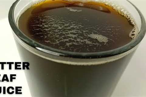 The Best Diabetic Juice | How To Make This Amazing Bitter Leaf Juice.