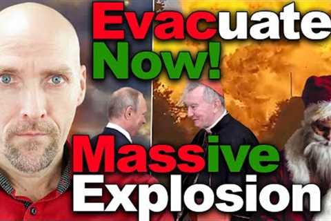 EVACUATE THE AREA. MASSIVE EXPLOSION LEAVES A CRATER ON EARTH. MILLIONS WITHOUT POWER. NO PEACE.