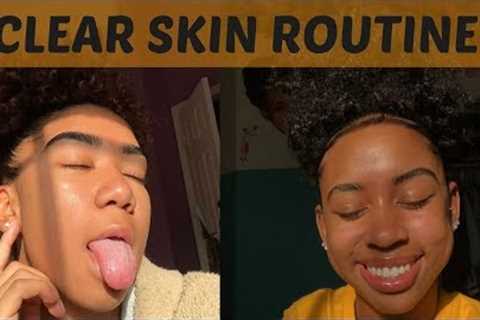 POPPIN GLOWY CLEAR  SKIN CARE ROUTINE