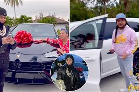 6ix9ine Surprises His Mother and Brother With Expensive Christmas Gifts!