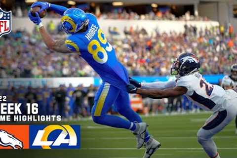 Denver Broncos vs. Los Angeles Rams | 2022 Week 16 Game Highlights