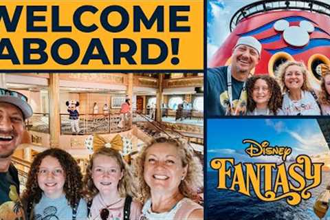 Disney Fantasy Embarkation Day | Checking Out Oceaneer's, Edge &amp; Vibe Clubs | Disney Fantasy..