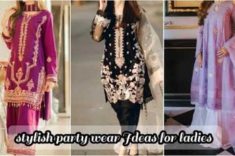 Stylish party wear outfits ideas for ladies 2022//latest collection of dresses