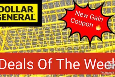 Dollar General Best Deals Of The Week Coupon Match-ups 🔥 Gain Coupon 🔥  December 2022