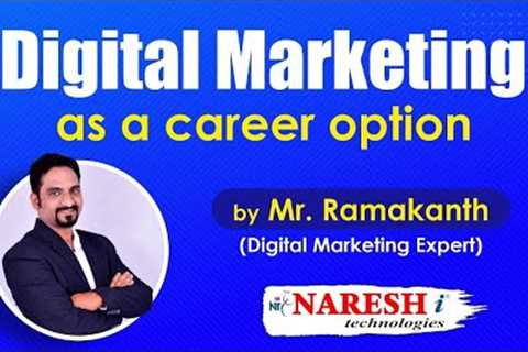Workshop on Digital Marketing as a career option | Mr.Ramakanth | Naresh IT