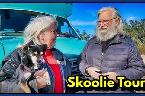 SKOOLIE BUS CONVERSION Built In Under 30 Days! (Tour)