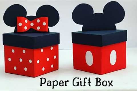 DIY Gift Box / How to make Gift Box ? Easy Paper Crafts Idea / DIY gift box /gift box / paper craft