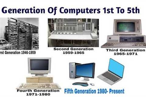 FIVE GENERATIONS OF COMPUTER.#education #computer #ITI #Sandeepmaheshwari