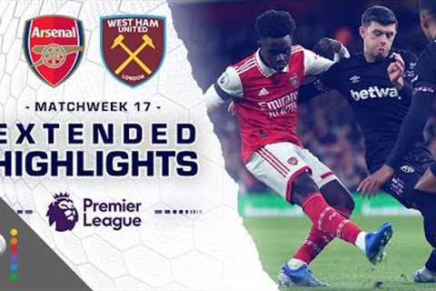 Arsenal v. West Ham United | PREMIER LEAGUE HIGHLIGHTS | 12/26/2022 | NBC Sports
