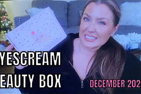EYESCREAM BEAUTY BOX UNBOXING AND SWATCHES | DECEMBER 2022 EYESCREAM SUBSCRIPTION | HOTMESS MOMMA MD