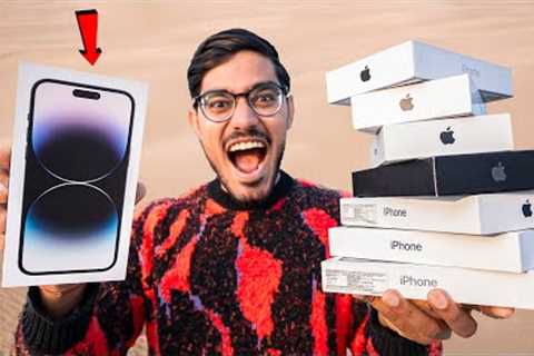 Gifting Real iPhone 14 To Everyone in My Team 🔥 | Best Surprise Worth ₹750000