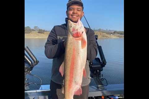 Log Becomes Personal Best Rainbow Trout, Lake Amador Trout Fishing 12/24/22