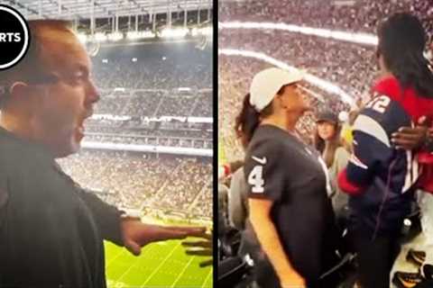 Obnoxious Raiders Fans Harass Patriots Fan Just For Rooting For His Team