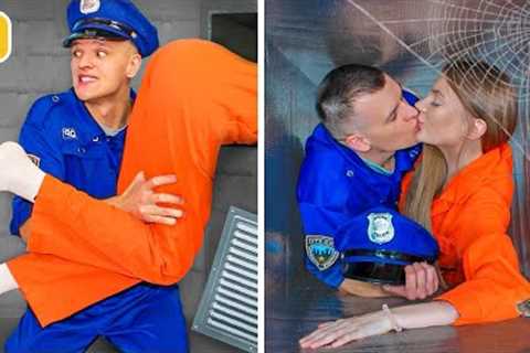 If My Crush Runs a Prison! Mariana Build Secret Room in Jail