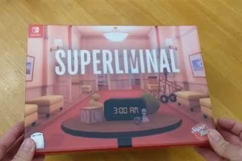 Unboxing Superliminal Collector's Edition for Nintendo Switch (Super Rare Games CE#8)