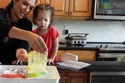 How To Make Rainbow Rice for Sensory Play - The Easiest Recipe EVER!