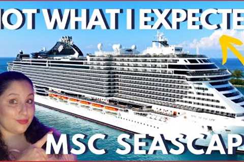 BIG DIFFERENCES! MSC Seascape NEWEST Cruise Ship Review
