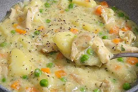 The Best Leftovers – Cream of Chicken and Veg Soup!