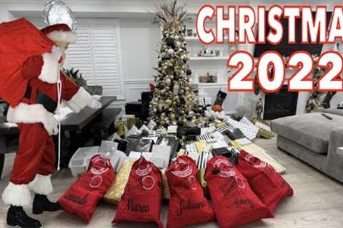 CHRISTMAS MORNING OPENING PRESENTS 2022 ( Santa Was Here )