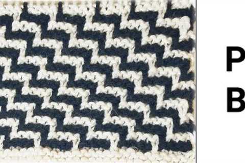 BLACK AND WHITE BEAUTIFUL KNITTING DESIGN FOR ALL PROJECT