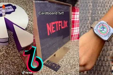 CARDBOARD CRAFTS 🪄 Cute DIY TikTioks 📦 Shorts Compilation #6