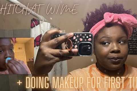 CHITCHAT WITH ME/ DOING MY MAKEUP FOR THE FIRST TIME #teen