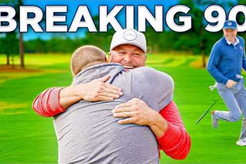 PGA Tour Players Surprise Trent Before Round - Breaking 90 Episode 13 presented by Chevy