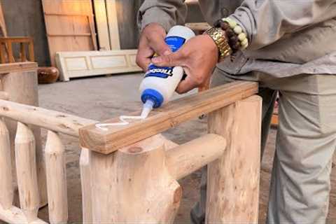 Great Interior Design Ideas // How To Make A Style Table From Solid Round Wood