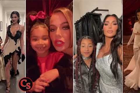 INSIDE Kardashian Jenner's Lavish Christmas Eve Party With Their Kids 2022 (FULL VIDEO)