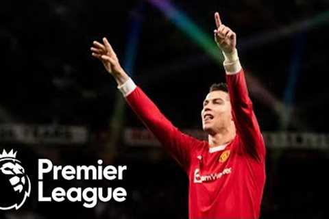 Cristiano Ronaldo's hat trick for Manchester United v. Tottenham | Premier League | NBC Sports