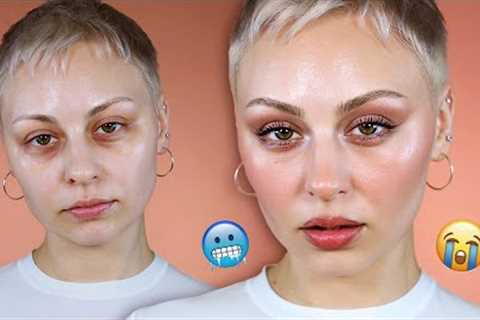 I'm cold AND crying makeup tutorial