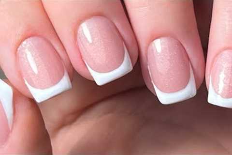 FULL COVER TIPS! French Manicure | Simple DIY Tutorial 💕