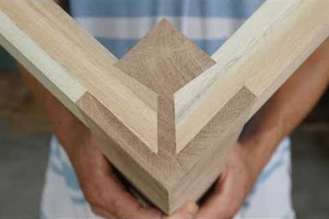 Top Simple Assemble Japanese Woodworking Joints Without Nails, ASMR Woodworking Skills By Hand