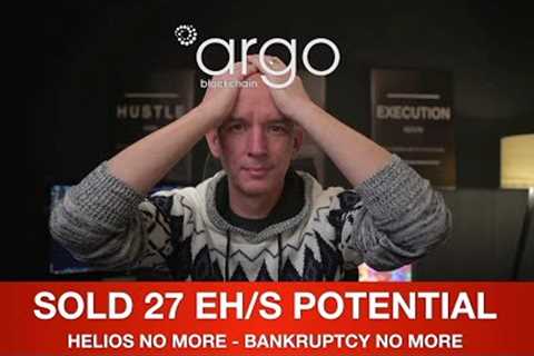 Argo Sells 27 eh/s Potential Facility To Galaxy Digital To Avoid Bankruptcy.