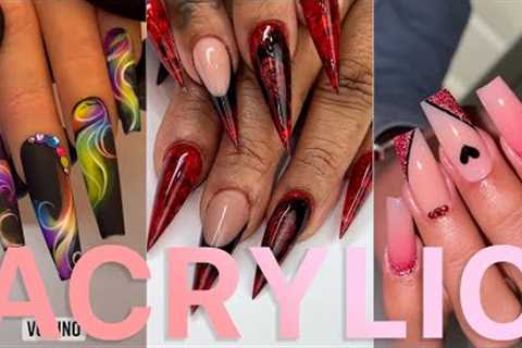 ✨278✨Amazingly Beautiful Acrylic Nail Art Designs Tutorial Ideas Compilation
