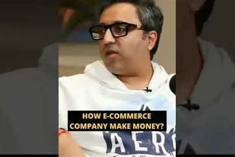 How E - Commerce company Makes money 💰 🤑 💸 #goodstocks #stockmarket #ecommerce #startup #india