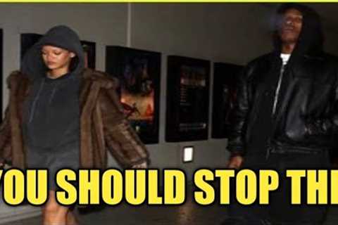 😓Rihanna furious as A$AP Rocky gets jealous while they Enjoy a Movie Date Night Together in LA