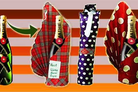 Wine Bottle Gift Wrapping Ideas 2020 – DIY