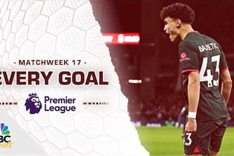 Every Premier League goal from Matchweek 17 (2022-23) | NBC Sports