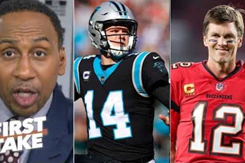 FIRST TAKE |Tom Brady stinks Stephen A. pick Carolina Panthers over Buccaneers for NFC south title