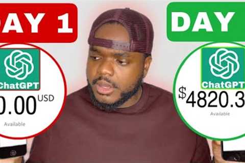 HOW TO MAKE MONEY ONLINE WITH ChatGPT AI Bot ($100/ Per Day)