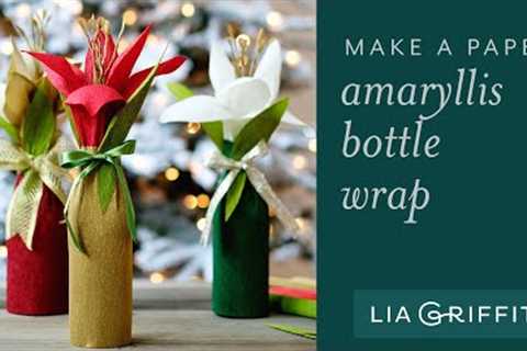 How To Wrap A Bottle of Wine for Christmas