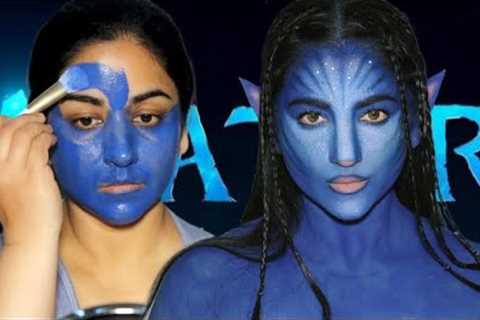 I Tried to Recreate The AVATAR Makeup Look!!