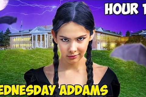Convincing My Friends I'm WEDNESDAY ADDAMS For 24 Hours! (Bad Idea)