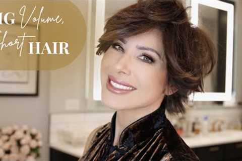 BIG Volume SHORT Hair Tutorial | Dominique Sachse