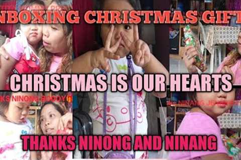 UNBOXING CHRISTMAS GIFT OF MY LIL GIRL from NINONG AND NINANG / Ging-ging YT