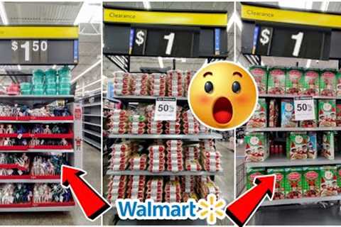 😱 OMG‼️As Low As $1 CLEARANCE !! /Walmart Christmas Clearance!!🔥🔥