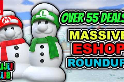 OVER 55 DEALS! MASSIVE Nintendo Switch Eshop Deals Roundup! Holiday 2022