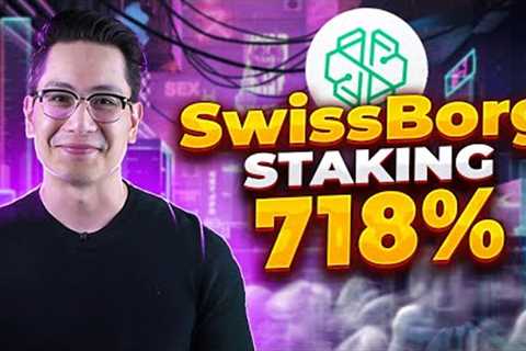 THE MOST PROFITABLE SWISSBORG coin STAKING at 718% 🚀swissborg yield farming