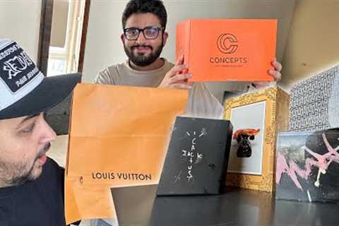 $4000 Sneaker Shopping + Louis Vuitton : Unboxing | Random Vlog
